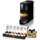 Капсульна кавоварка еспресо Krups Nespresso Essenza Mini XN1108 black