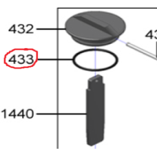 Кільце ущільнювальне Flow control valve Franke Evolution black