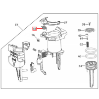 Пружина скидання відпрацьованої кави Delonghi ECAM, ETAM, 6113210131
