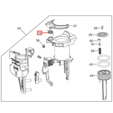 Пружина скидання відпрацьованої кави Delonghi ECAM, ETAM, 6113210131