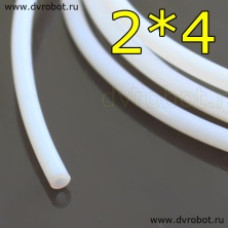 Трубка тефлонова довжина =  1м (4х2 мм)